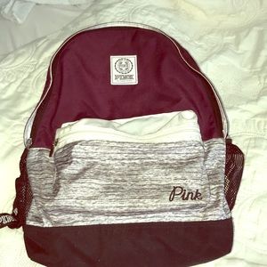Pink backpack